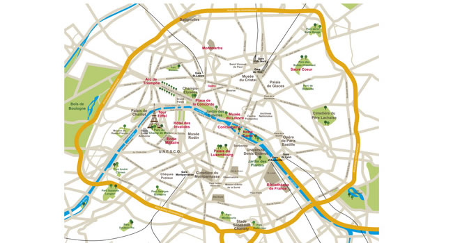 Stadtplan Paris Frankreich Info De