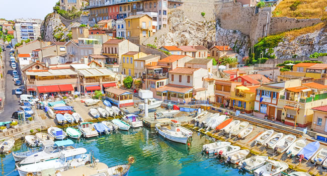 Fischerhafen Vallon des Auffes in Marseille